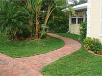 Stone Paver Walkway