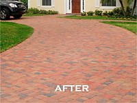 Paver Driveway AFTER