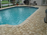 Pool Pavers BEFORE