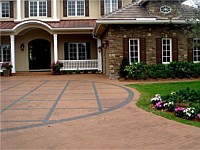 Circular Paver Driveway