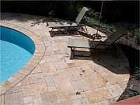 Natural Stone Pool Deck