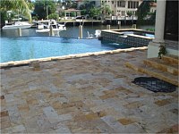 Stone Paver Pool Deck