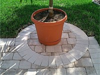 Circular Paver Path