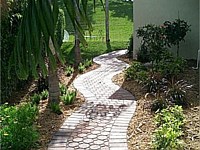 Hexagonal Paver Path