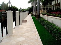 Travertine Pathway