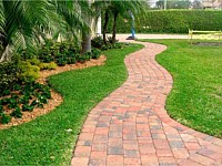 Landscaped Walkway   